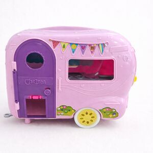 Mattel Barbie Club Chelsea Toy Car & Camper Playset with Blonde Chelsea Doll